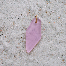 Load image into Gallery viewer, Diamond Pink Sea Glass Charm
