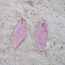 Load image into Gallery viewer, Diamond Pink Sea Glass Charm