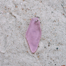 Load image into Gallery viewer, Diamond Pink Sea Glass Charm