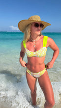 Load image into Gallery viewer, Sea Fleur & Lime WAVE Bottoms