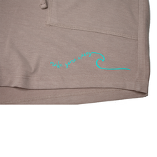 Load image into Gallery viewer, Mocha Make Some Waves Lounge Shorts