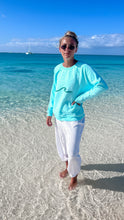 Load image into Gallery viewer, Mint Ocean Wave Crewneck
