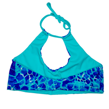 Load image into Gallery viewer, Aqua Turtle Tail & Blue Haven SURF Top