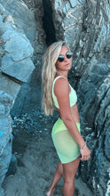 Load image into Gallery viewer, Lime ALOHA Skirt
