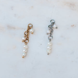 Trio Pearl Charm Set