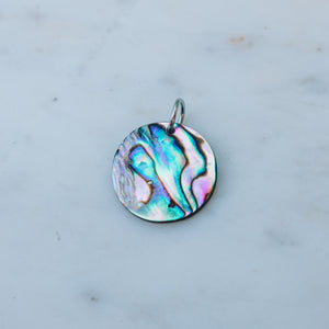Abalone Coin Charm