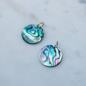 Abalone Coin Charm