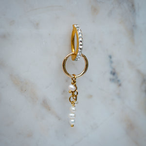 Triple Pearl Charm