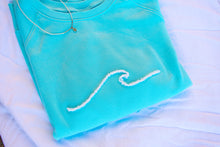 Load image into Gallery viewer, Mint Ocean Wave Crewneck
