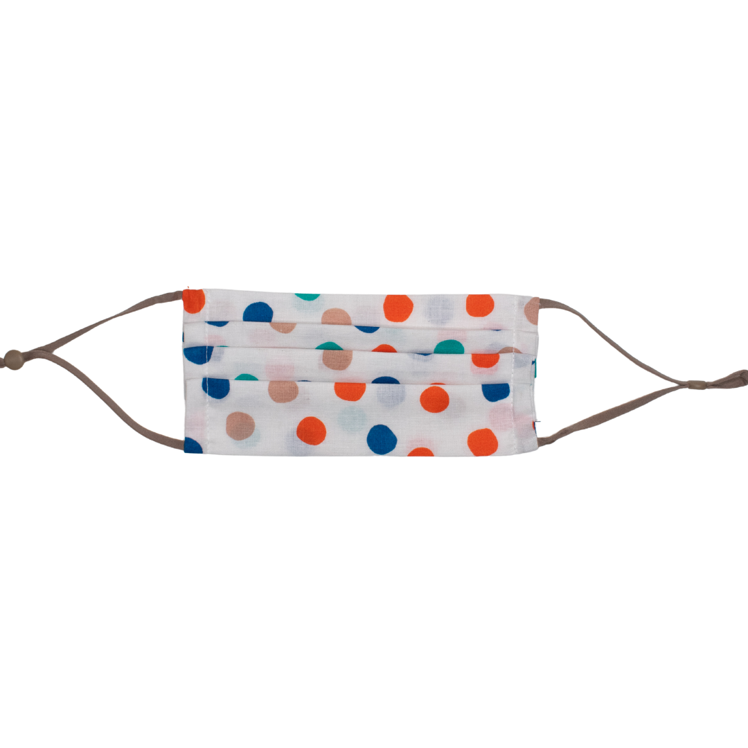 Abstract Polka Dot Face Mask