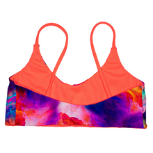 Load image into Gallery viewer, Neon Galaxy &amp; Bright Coral FIJI Top
