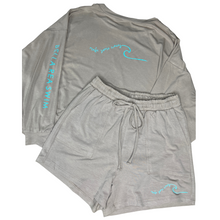 Load image into Gallery viewer, Mocha Make Some Waves Lounge Shorts

